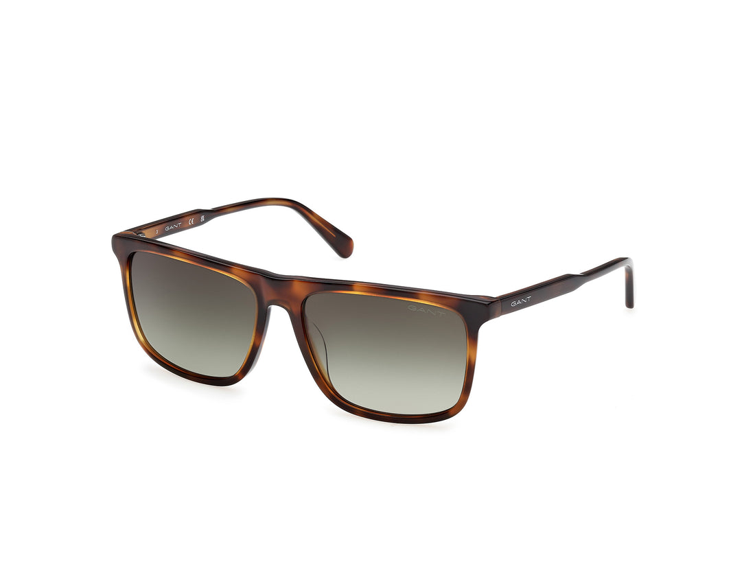 Sunglasses gant ga00034 52p havana square masculino size 57mm - Main view