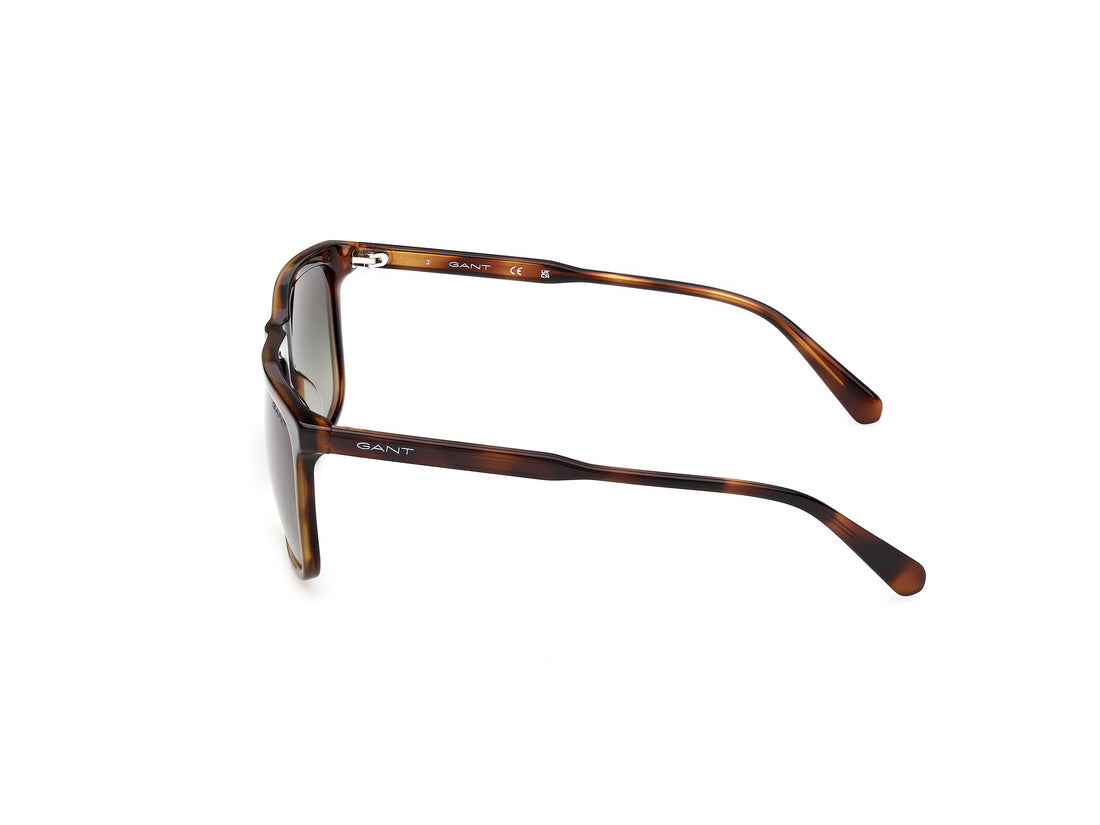Sunglasses gant ga00034 52p havana square masculino size 57mm - Detailed view