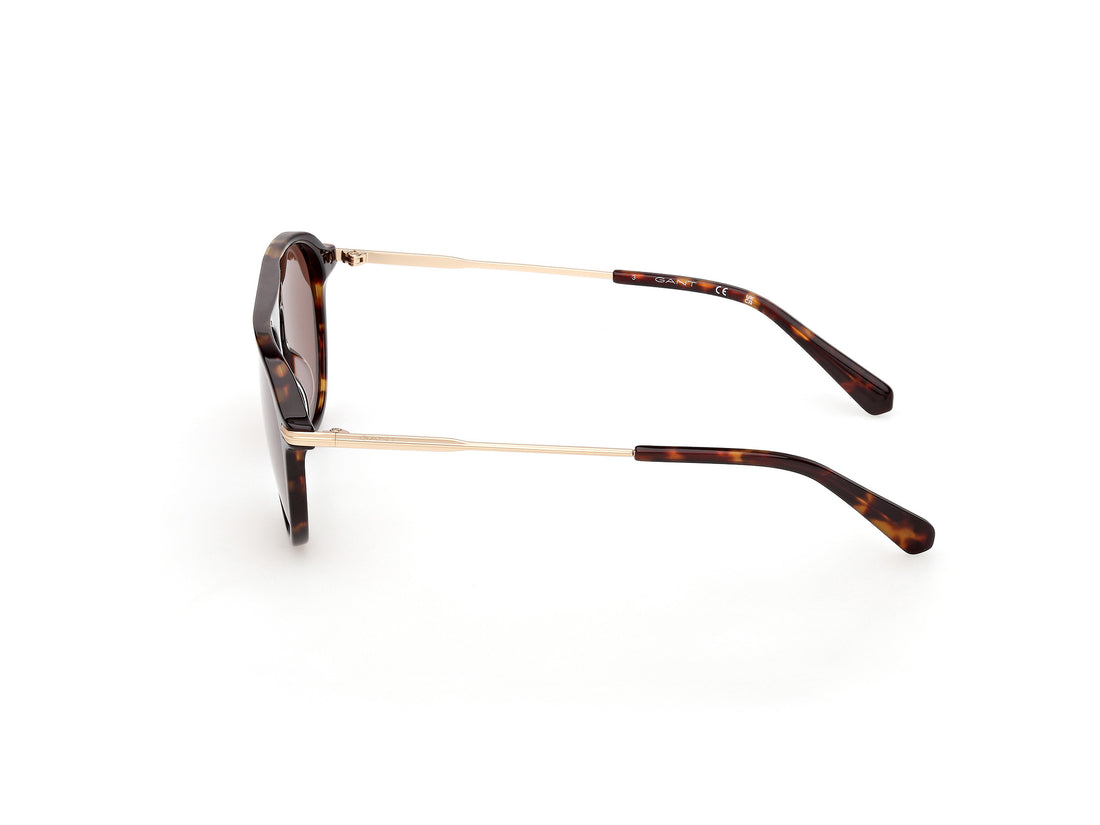 Occhiali da sole gant ga00039 52e havana round masculino taglia 52mm - Vista dettagliata