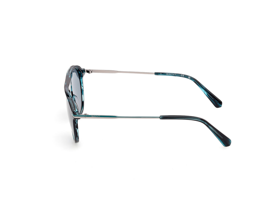 Occhiali da sole gant ga00039 98n verde round masculino taglia 52mm - Vista dettagliata