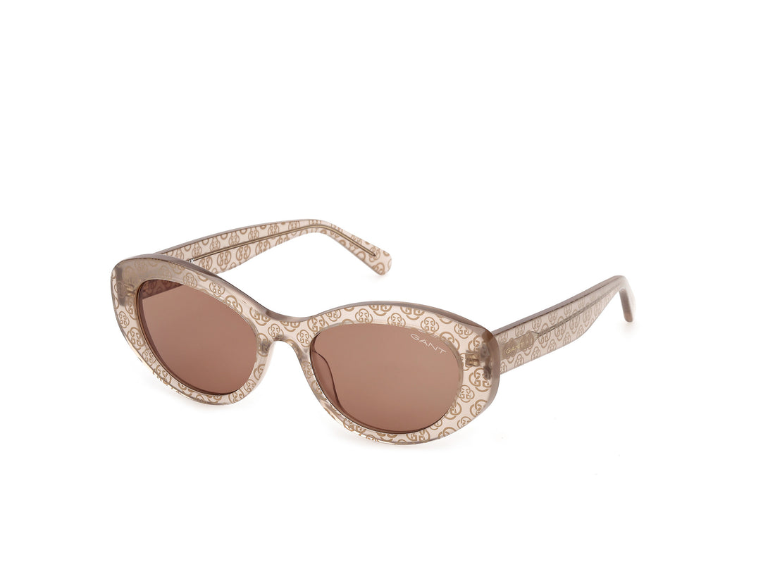 Sunglasses gant ga00047 59j beige cat eye femenino size 52mm - Main view