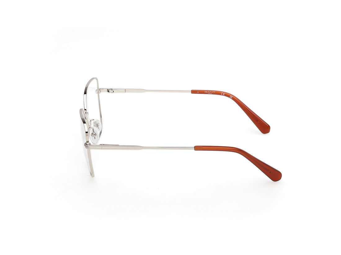 Prescription glasses gant ga50083 016 plateado square femenino size 55mm - Detailed view