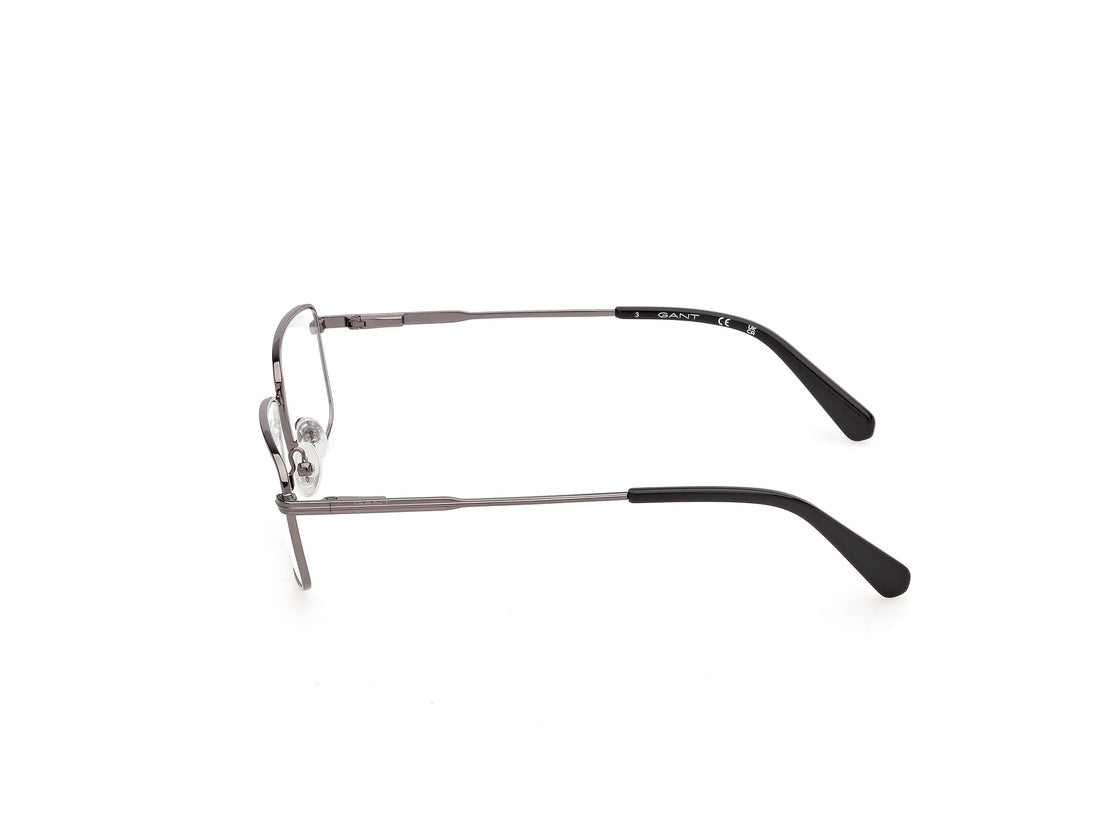Brillen gant ga50106 008 plateado rectangular masculino größe 55mm - Detailansicht