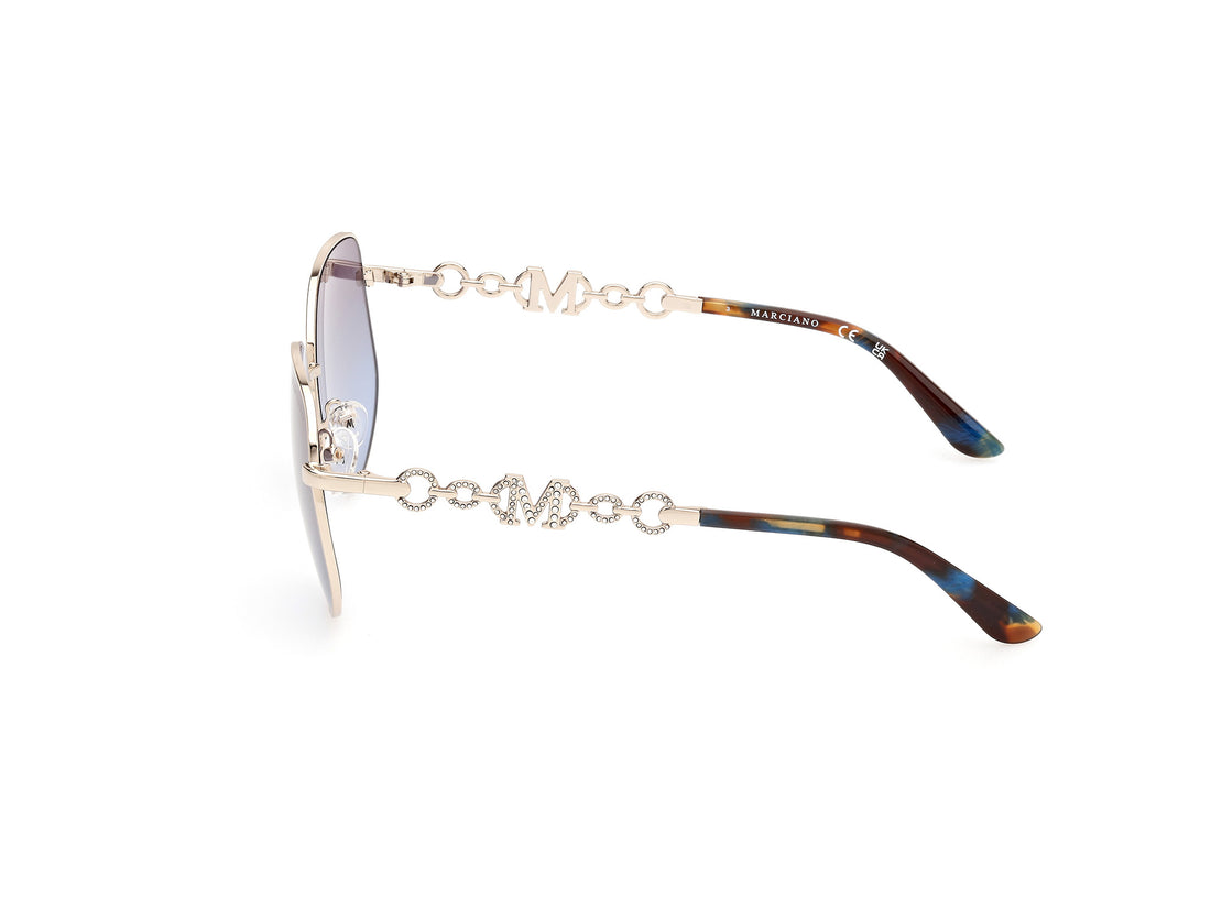 Occhiali da sole guess by marciano gm00003 32w dorado round femenino taglia 59mm - Vista dettagliata