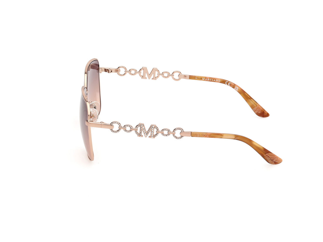 Occhiali da sole guess by marciano gm00004 28f dorado square femenino taglia 59mm - Vista dettagliata