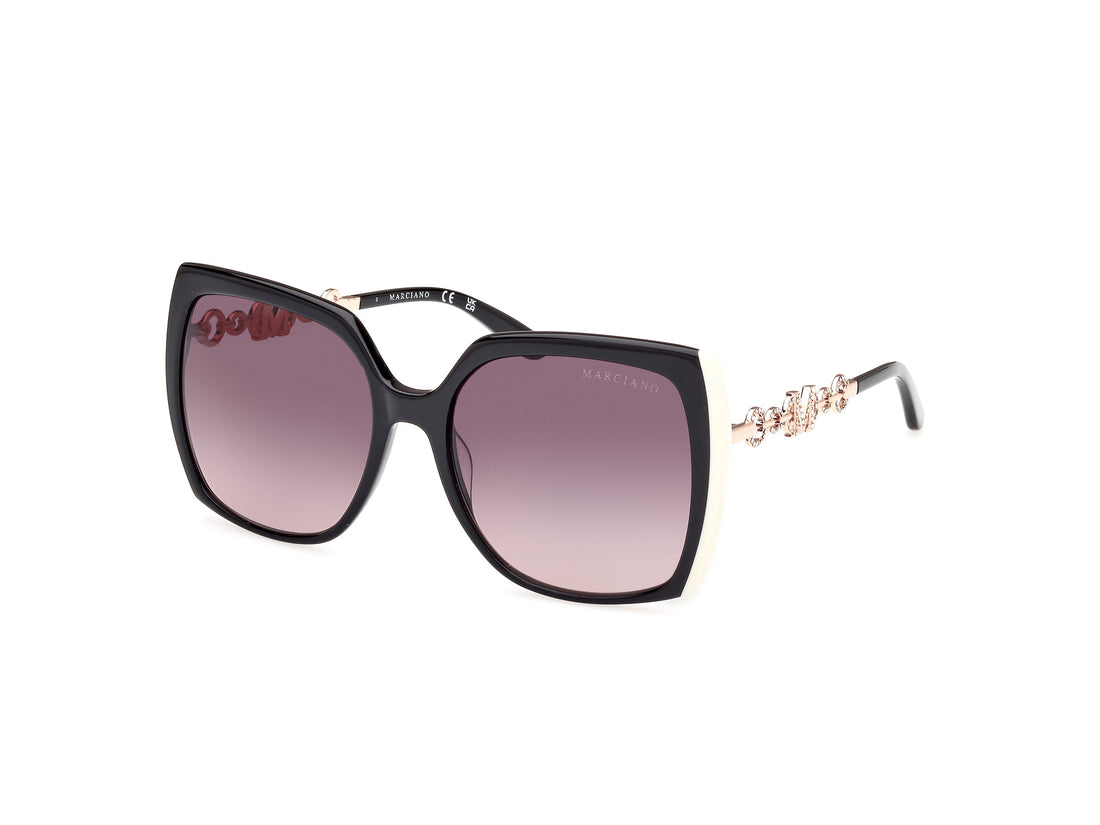 Gafas de sol guess by marciano gm00005 01b negro square femenino talla 57mm - Vista principal