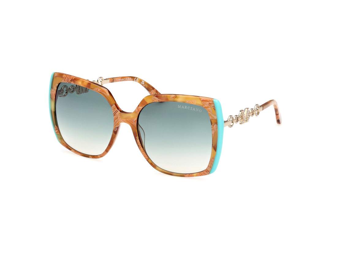 Gafas de sol guess by marciano gm00005 56p havana square femenino talla 57mm - Vista principal