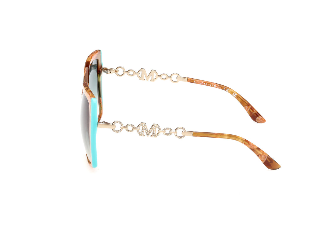 Occhiali da sole guess by marciano gm00005 56p havana square femenino taglia 57mm - Vista dettagliata
