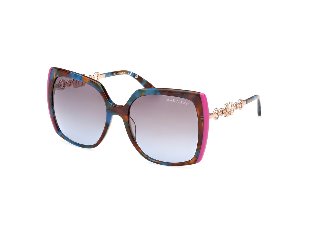 Occhiali da sole guess by marciano gm00005 92w azul square femenino taglia 57mm - Vista principale