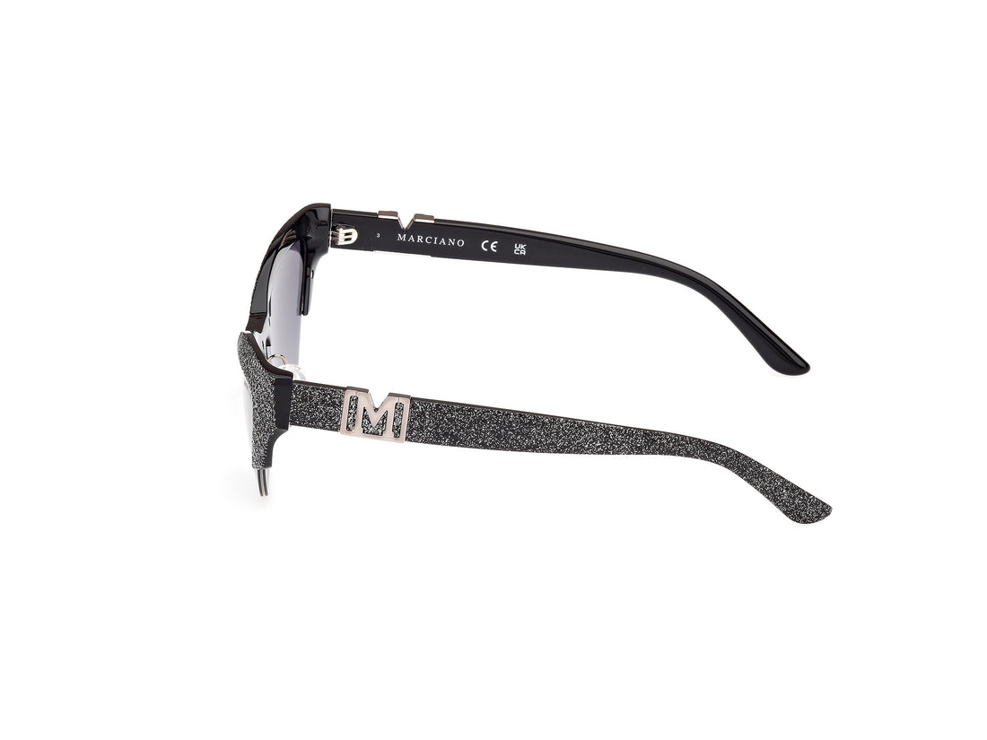Gafas de sol guess by marciano gm00006 01b negro cat eye femenino talla 59mm - Vista de detalle