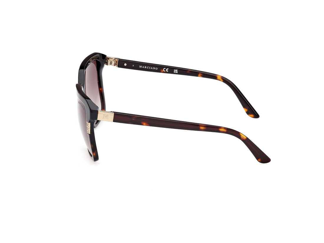 Gafas de sol guess by marciano gm00009 05b negro square femenino talla 58mm - Vista de detalle