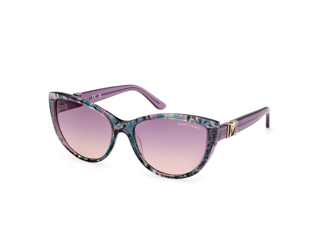 Gafas de sol guess by marciano gm00011 83z morado cat eye femenino talla 58mm - Vista principal