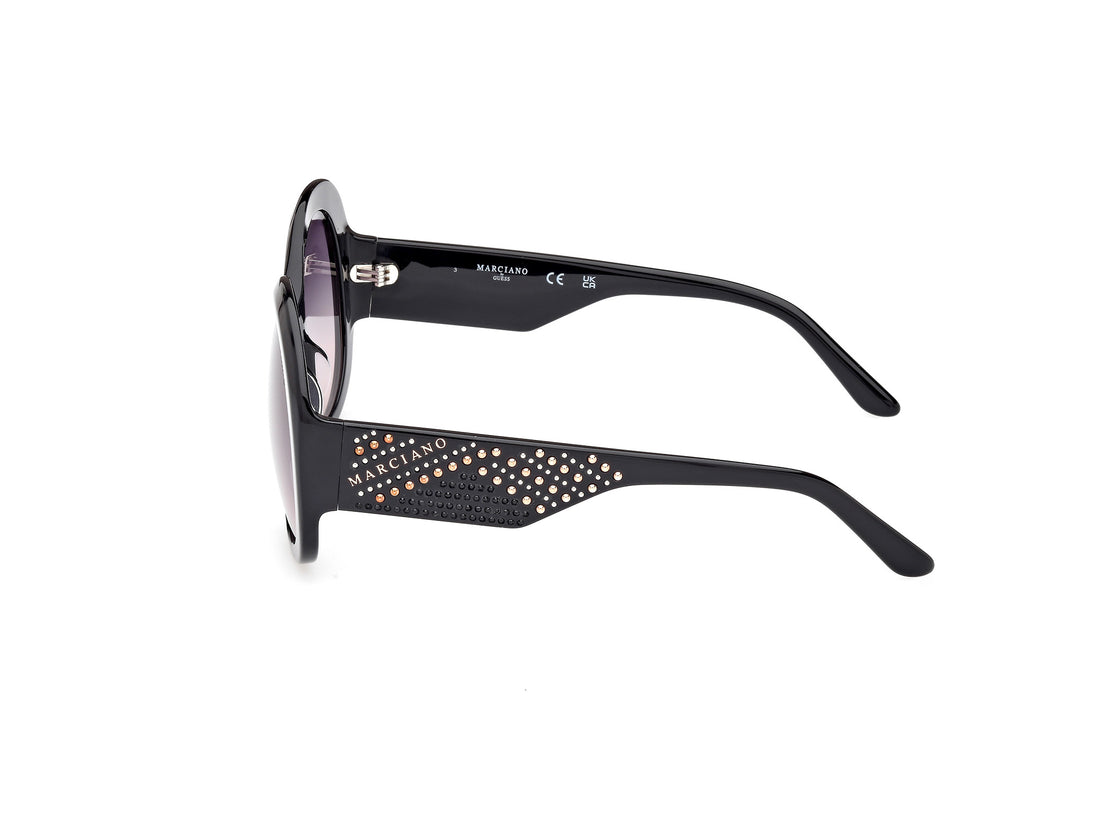 Sonnenbrillen guess by marciano gm00015 01b negro round femenino größe 54mm - Detailansicht
