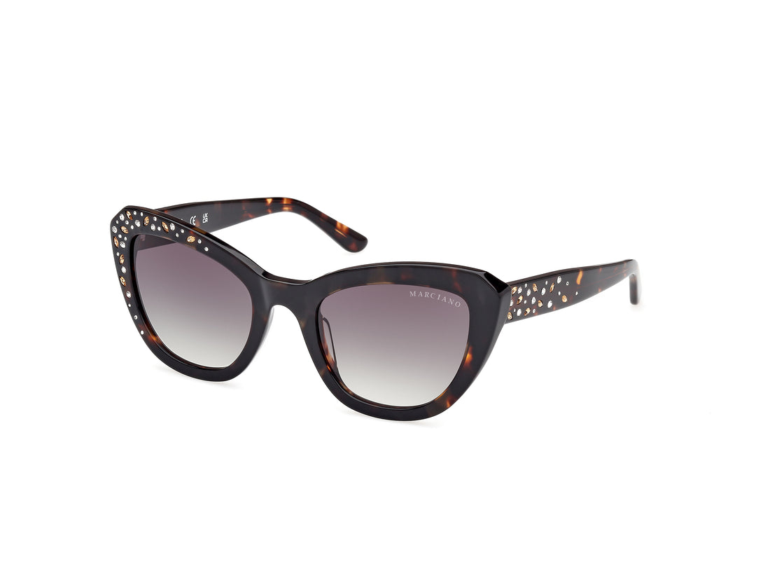 Sonnenbrillen guess by marciano gm00016 52p havana cat eye femenino größe 53mm - Hauptansicht