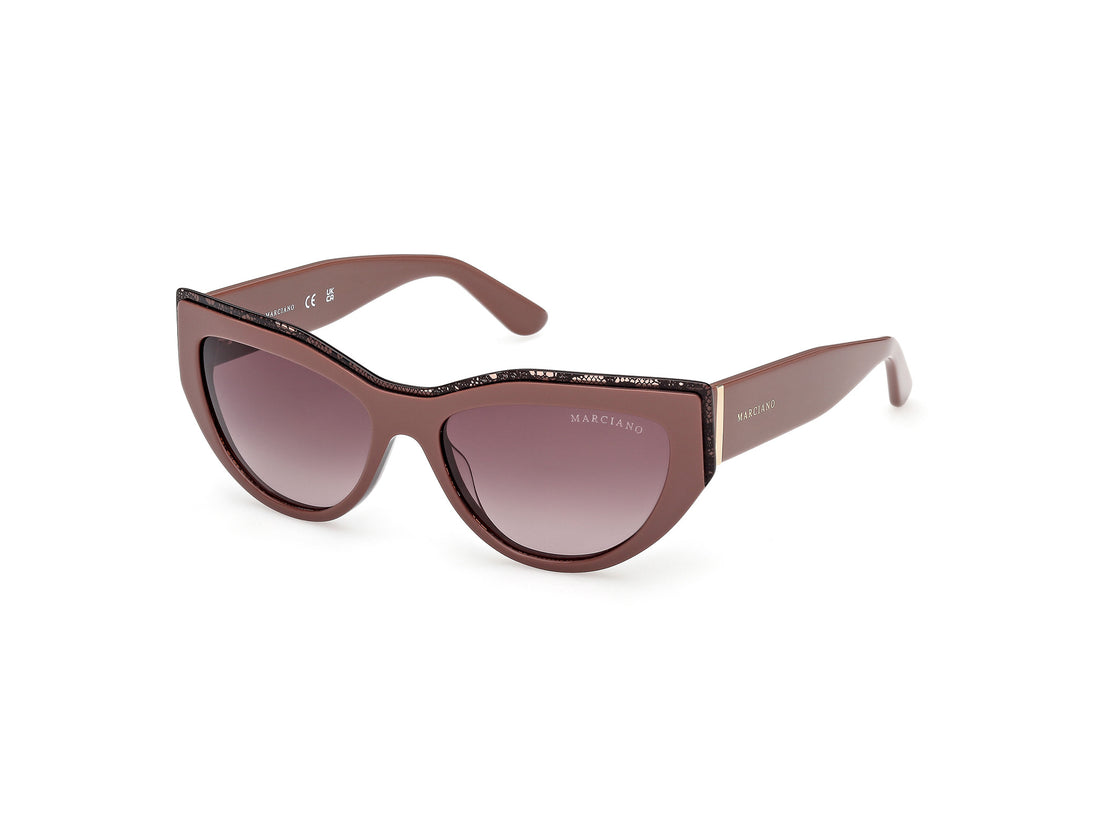 Sunglasses guess by marciano gm00028 59f beige cat eye femenino size 55mm - Main view