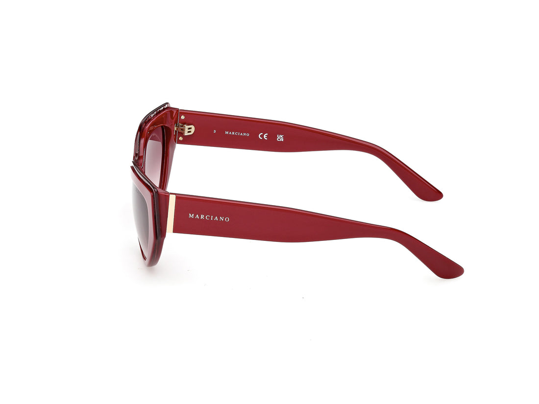 Sunglasses guess by marciano gm00028 71t burdeos cat eye femenino size 55mm - Detailed view