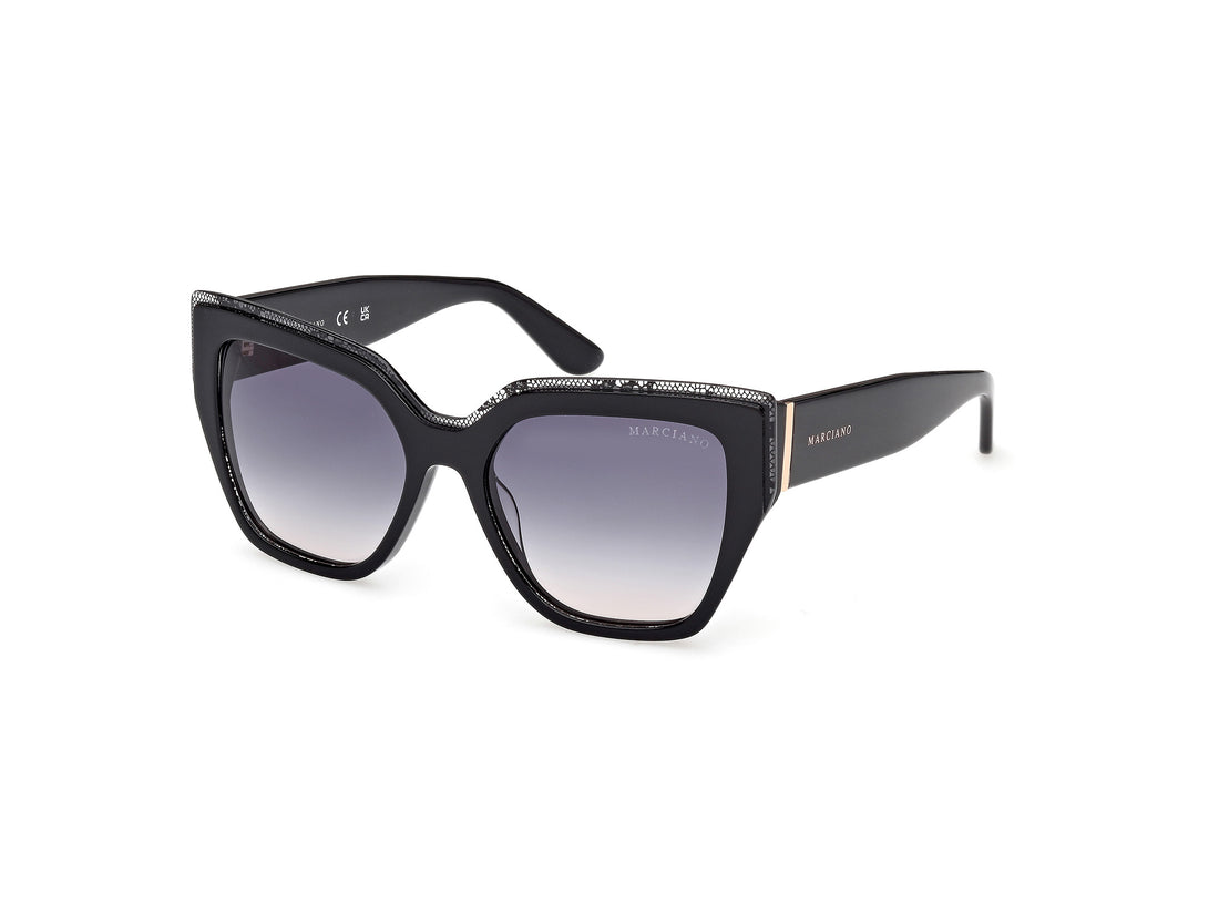 Sunglasses guess by marciano gm00029 01b negro square femenino size 53mm - Main view