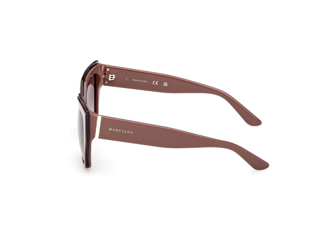 Gafas de sol guess by marciano gm00029 59f beige square femenino talla 53mm - Vista de detalle