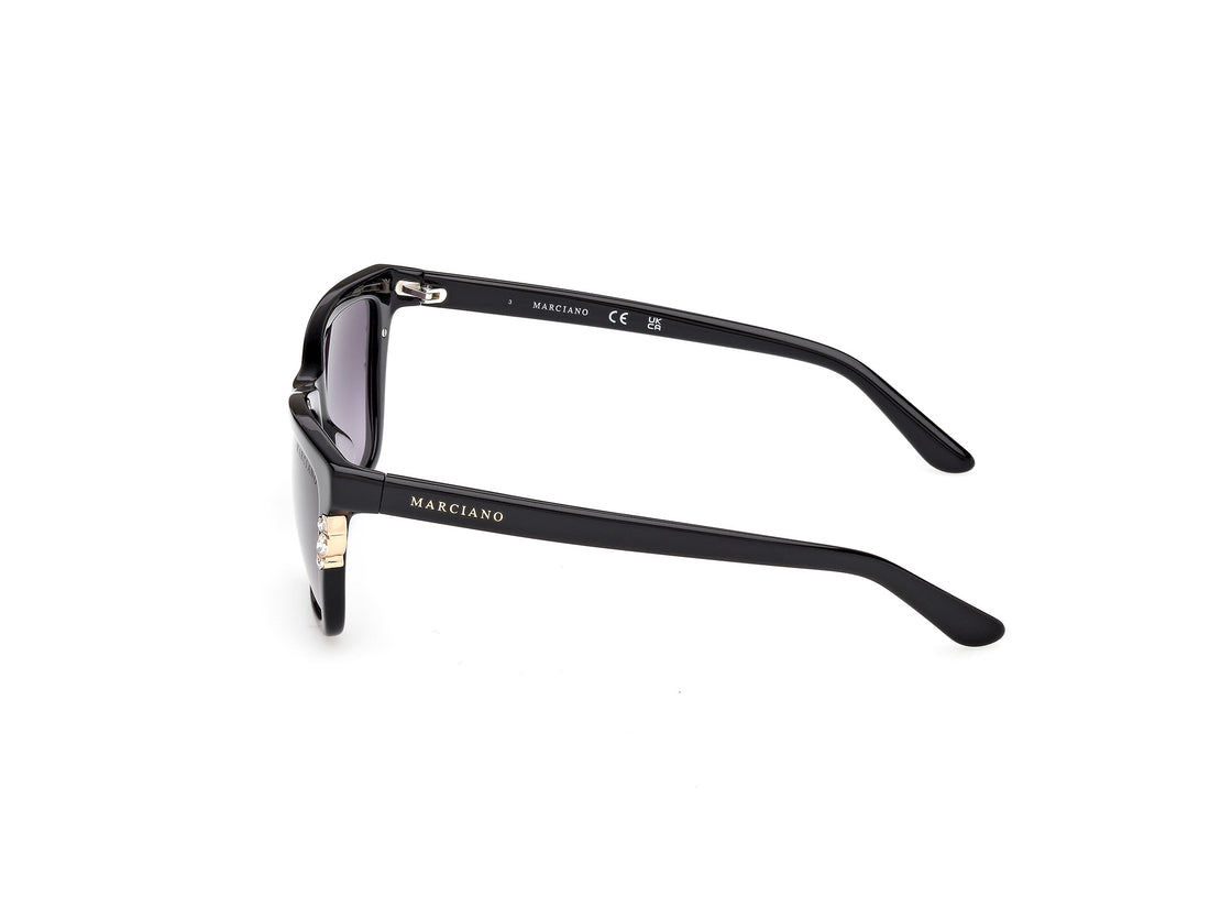 Sunglasses guess by marciano gm00030 01b negro rectangular femenino size 56mm - Detailed view