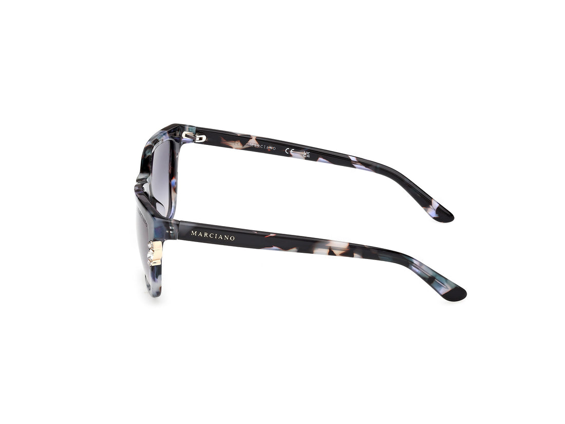 Sunglasses guess by marciano gm00030 92w azul rectangular femenino size 56mm - Detailed view