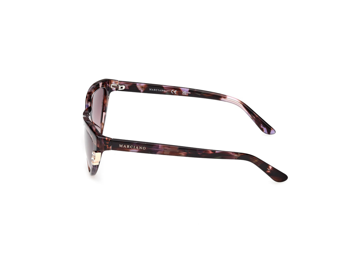Gafas de sol guess by marciano gm00031 83t violeta cat eye femenino talla 57mm - Vista de detalle