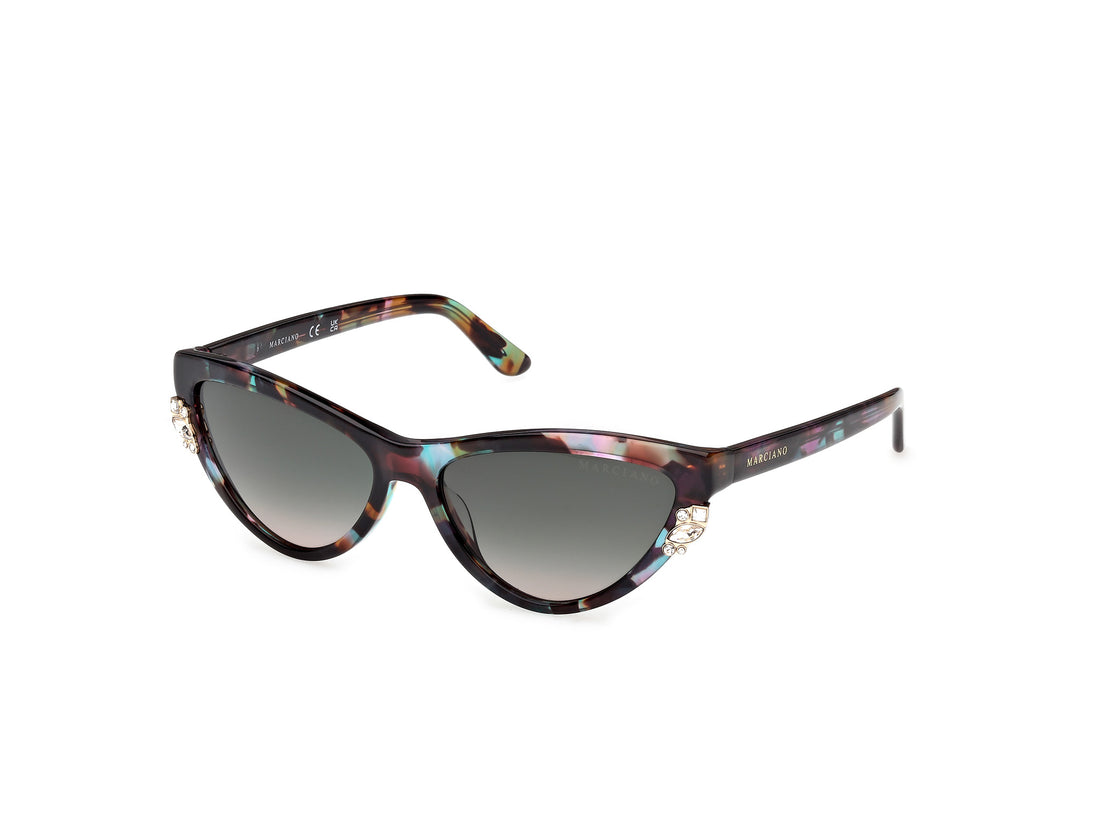 Sunglasses guess by marciano gm00031 98b verde cat eye femenino size 57mm - Main view