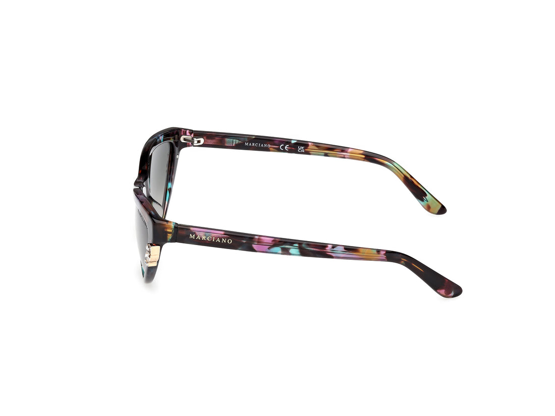 Gafas de sol guess by marciano gm00031 98b verde cat eye femenino talla 57mm - Vista de detalle