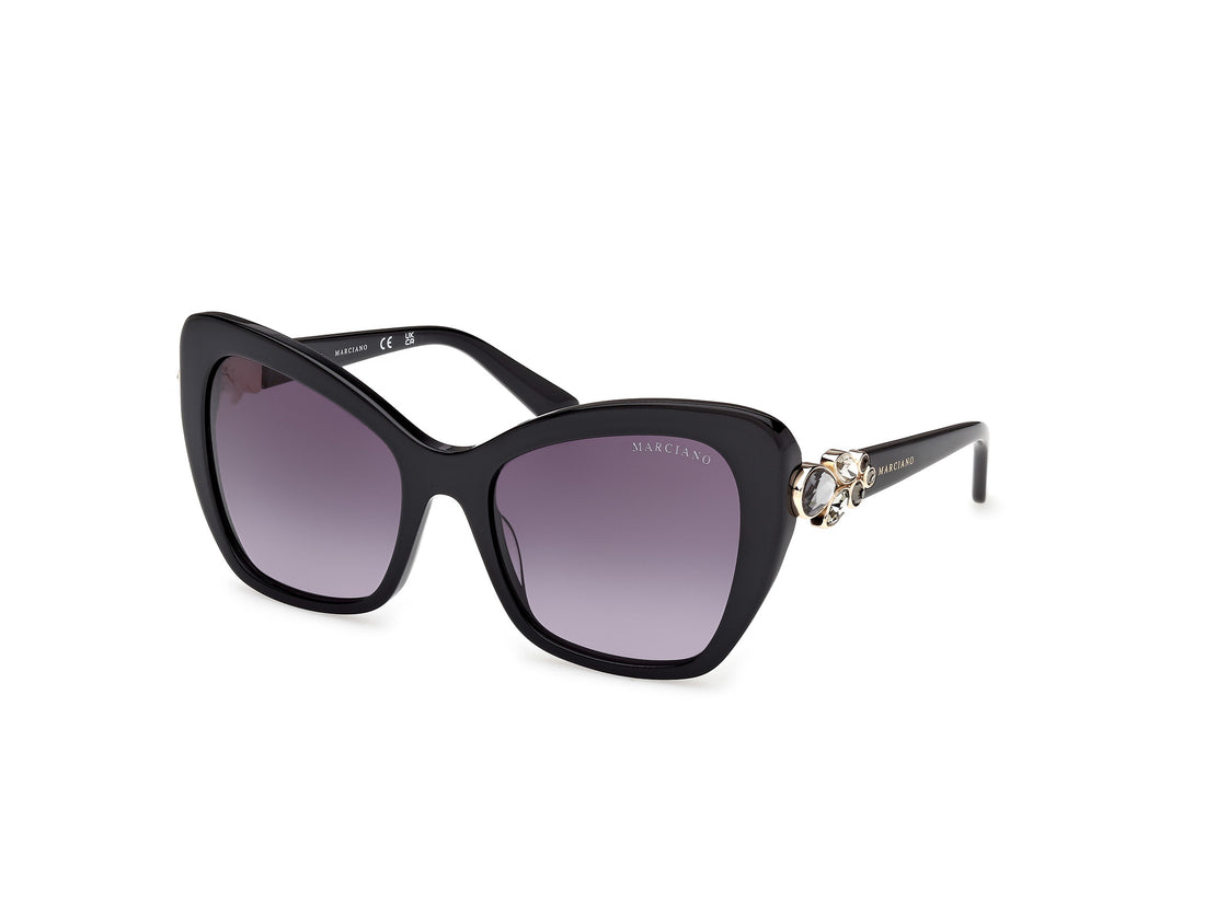 Gafas de sol guess by marciano gm00032 01b negro butterfly femenino talla 55mm - Vista principal