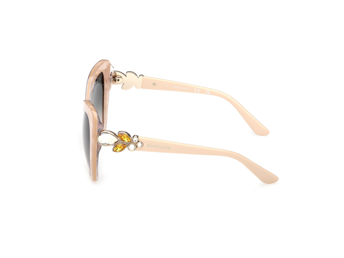 Gafas de sol guess by marciano gm00032 59b beige butterfly femenino talla 55mm - Vista de detalle