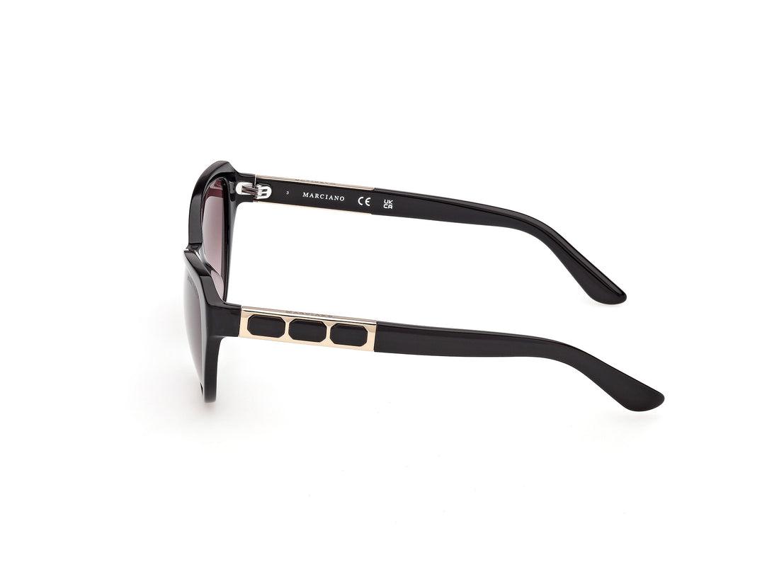 Gafas de sol guess by marciano gm00034 01f negro cat eye femenino talla 55mm - Vista de detalle