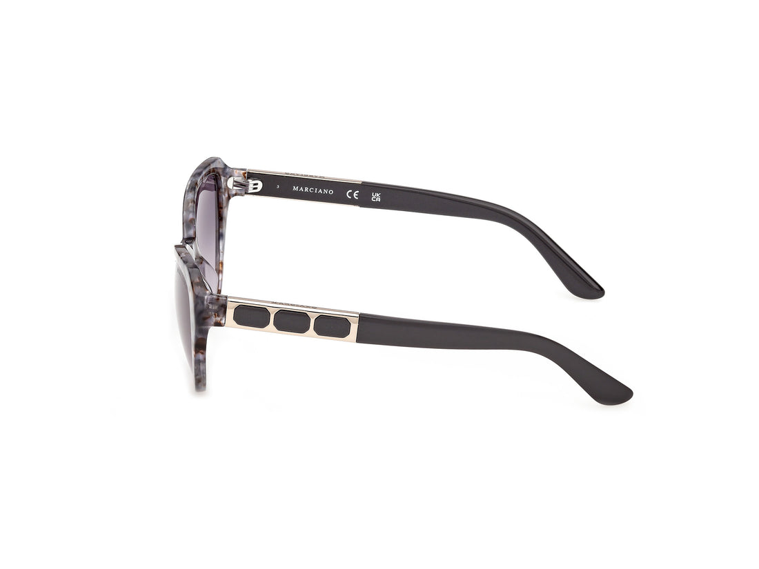 Gafas de sol guess by marciano gm00034 20b gris cat eye femenino talla 55mm - Vista de detalle