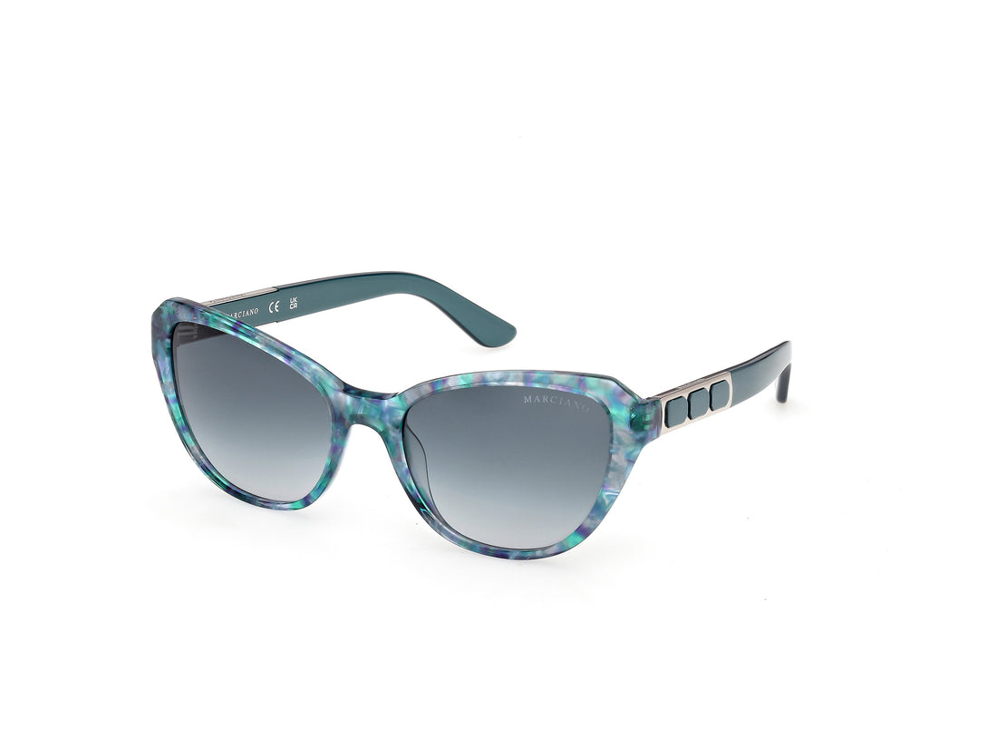 Gafas de sol guess by marciano gm00034 89w azul cat eye femenino talla 55mm - Vista principal