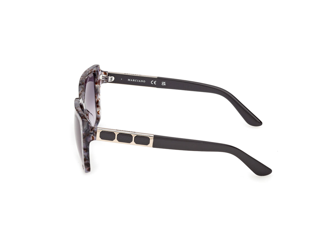 Gafas de sol guess by marciano gm00035 20b gris square femenino talla 58mm - Vista de detalle