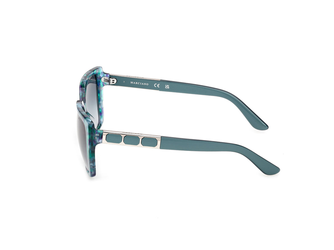 Gafas de sol guess by marciano gm00035 89w azul square femenino talla 58mm - Vista de detalle