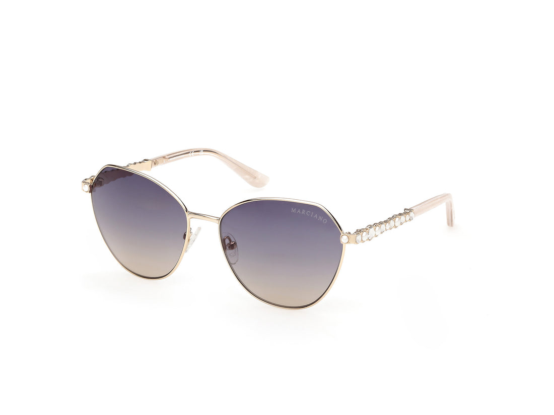Gafas de sol guess by marciano gm00036 33w dorado round femenino talla 58mm - Vista principal