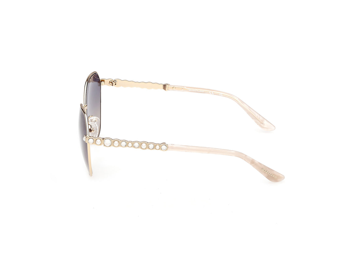 Gafas de sol guess by marciano gm00036 33w dorado round femenino talla 58mm - Vista de detalle