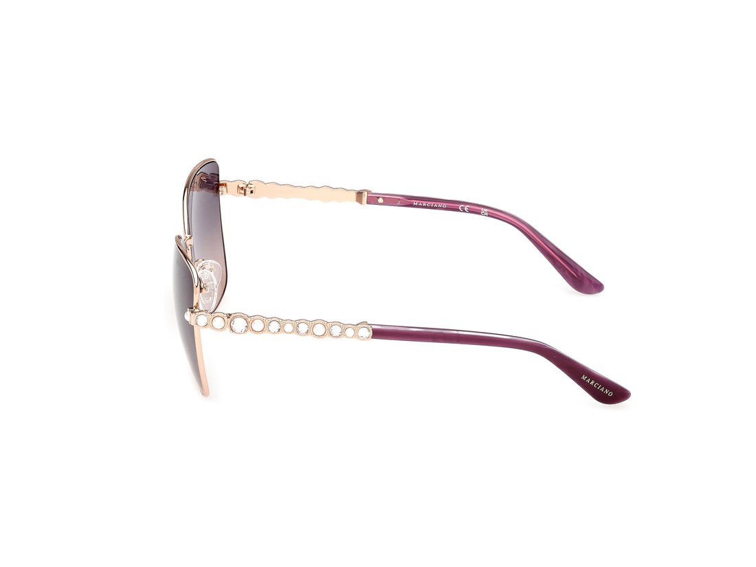 Sunglasses guess by marciano gm00037 32z dorado butterfly femenino size 59mm - Detailed view