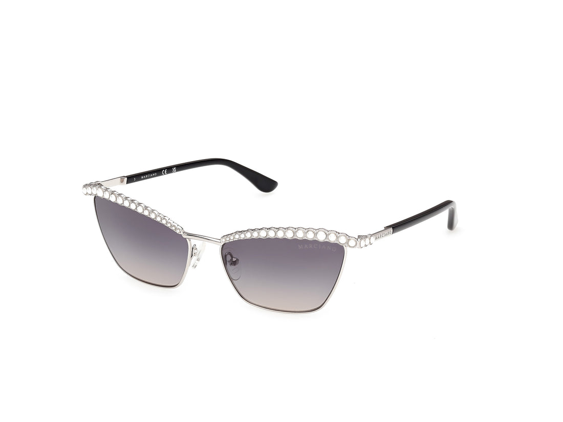 Sunglasses guess by marciano gm00038 10w plateado cat eye femenino size 57mm - Main view
