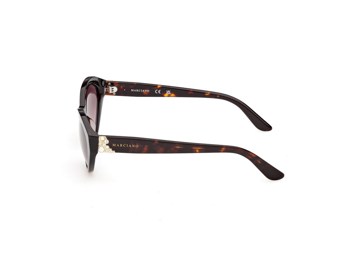 Sunglasses guess by marciano gm00039 52f havana cat eye femenino size 54mm - Detailed view
