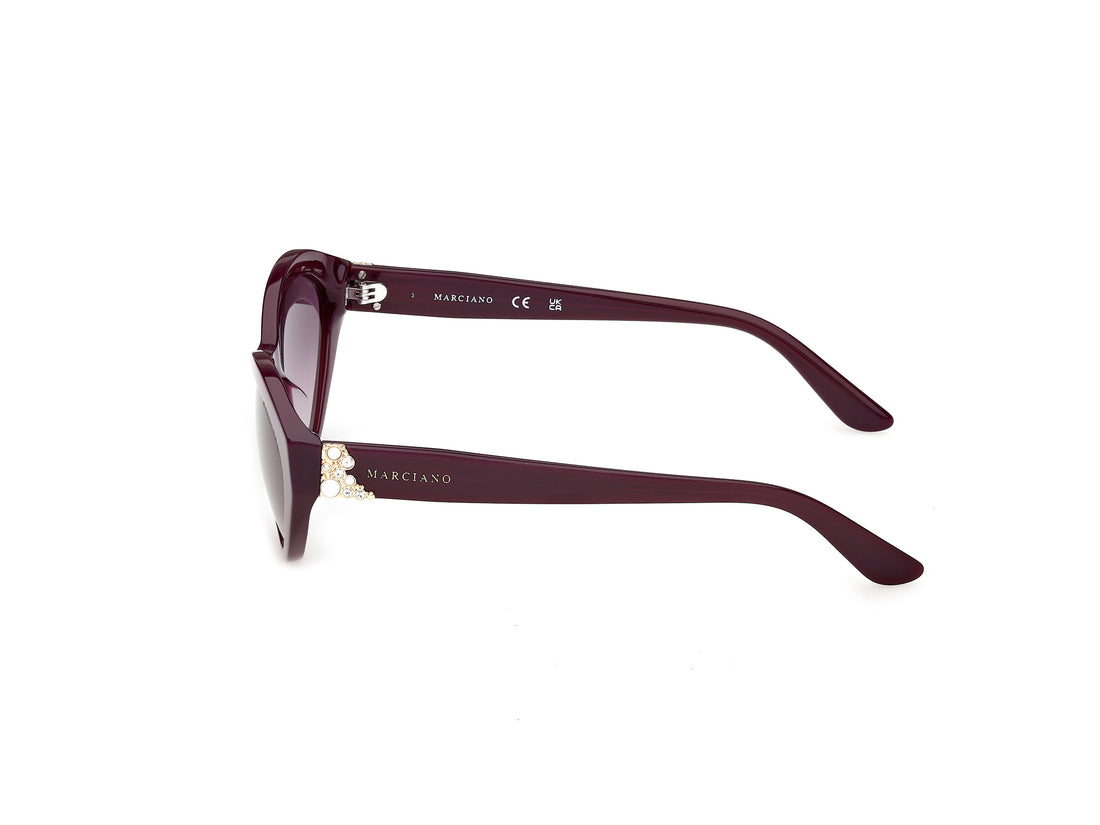 Sunglasses guess by marciano gm00039 71t burdeos cat eye femenino size 54mm - Detailed view