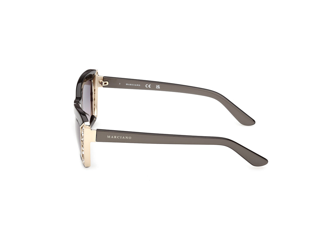 Gafas de sol guess by marciano gm00041 20b gris rectangular femenino talla 55mm - Vista de detalle