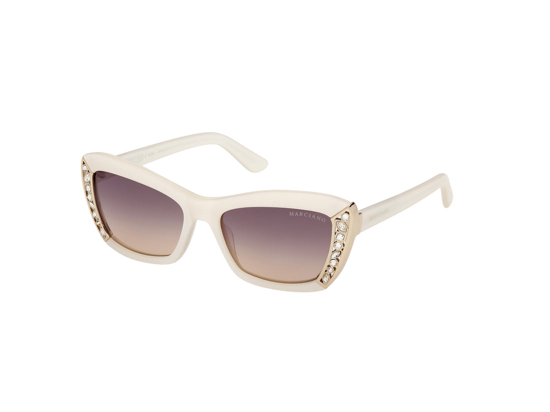 Sunglasses guess by marciano gm00041 25b beige rectangular femenino size 55mm - Main view