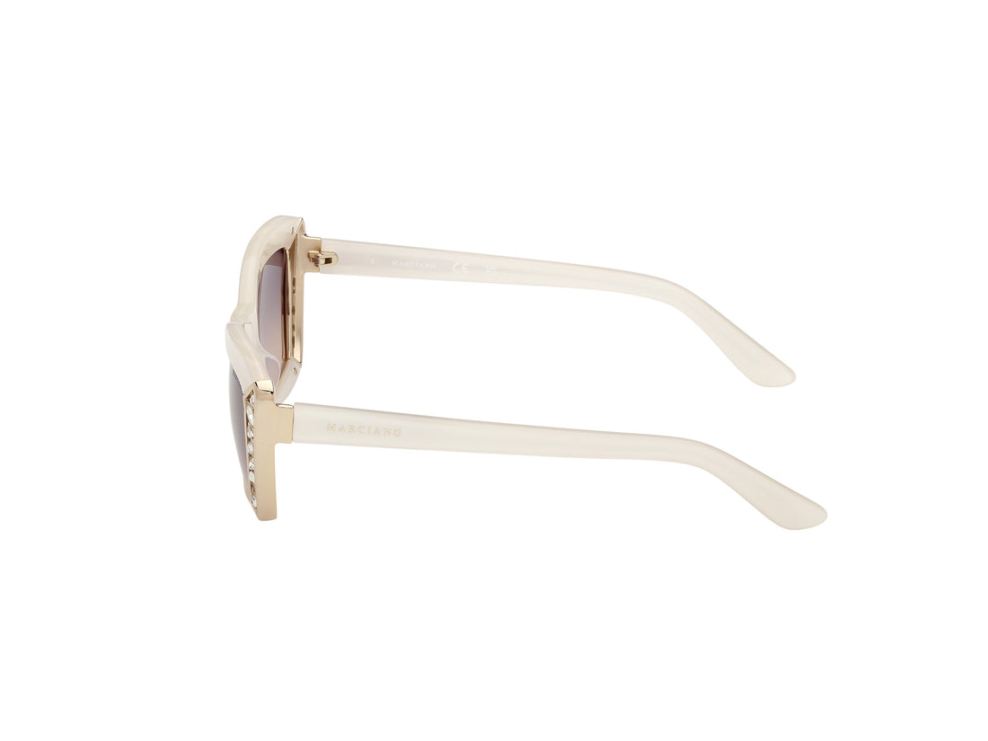 Gafas de sol guess by marciano gm00041 25b beige rectangular femenino talla 55mm - Vista de detalle