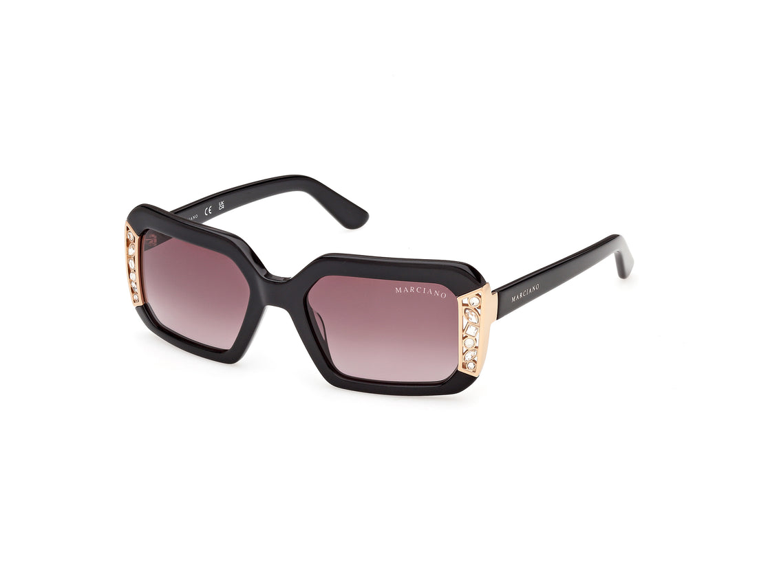 Sunglasses guess by marciano gm00042 01f negro geometric femenino size 53mm - Main view