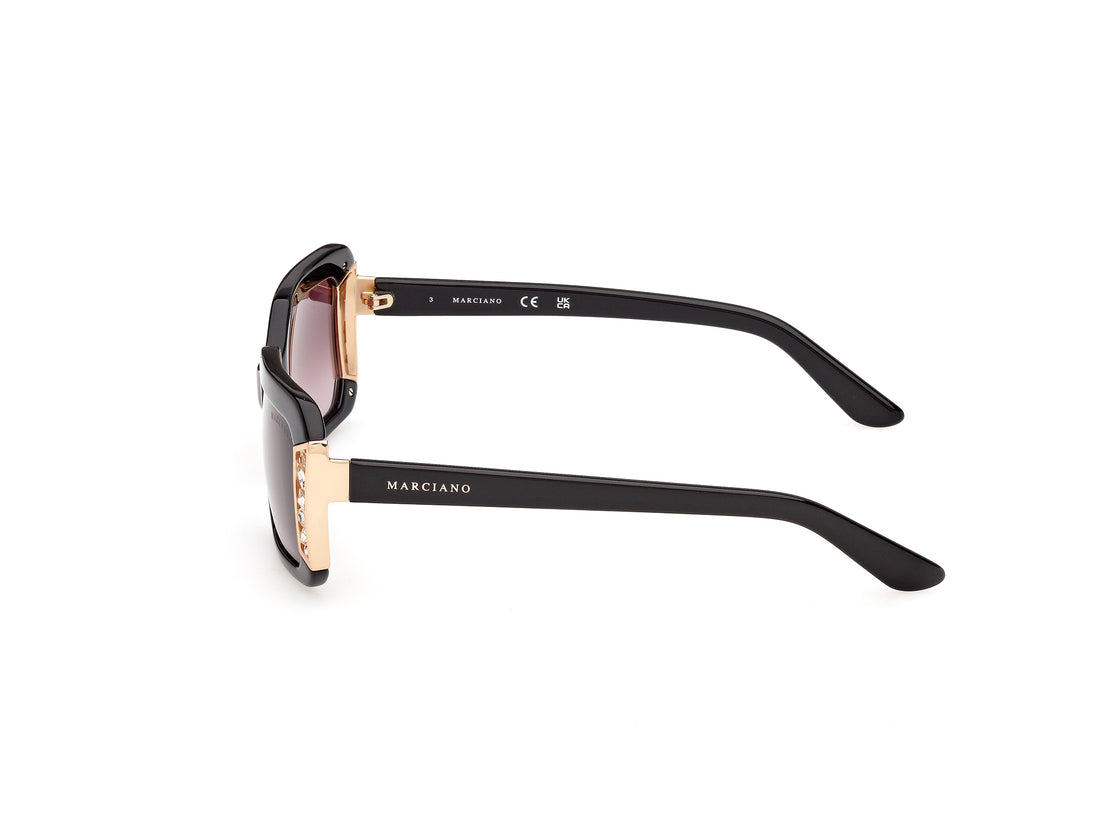 Gafas de sol guess by marciano gm00042 01f negro geometric femenino talla 53mm - Vista de detalle