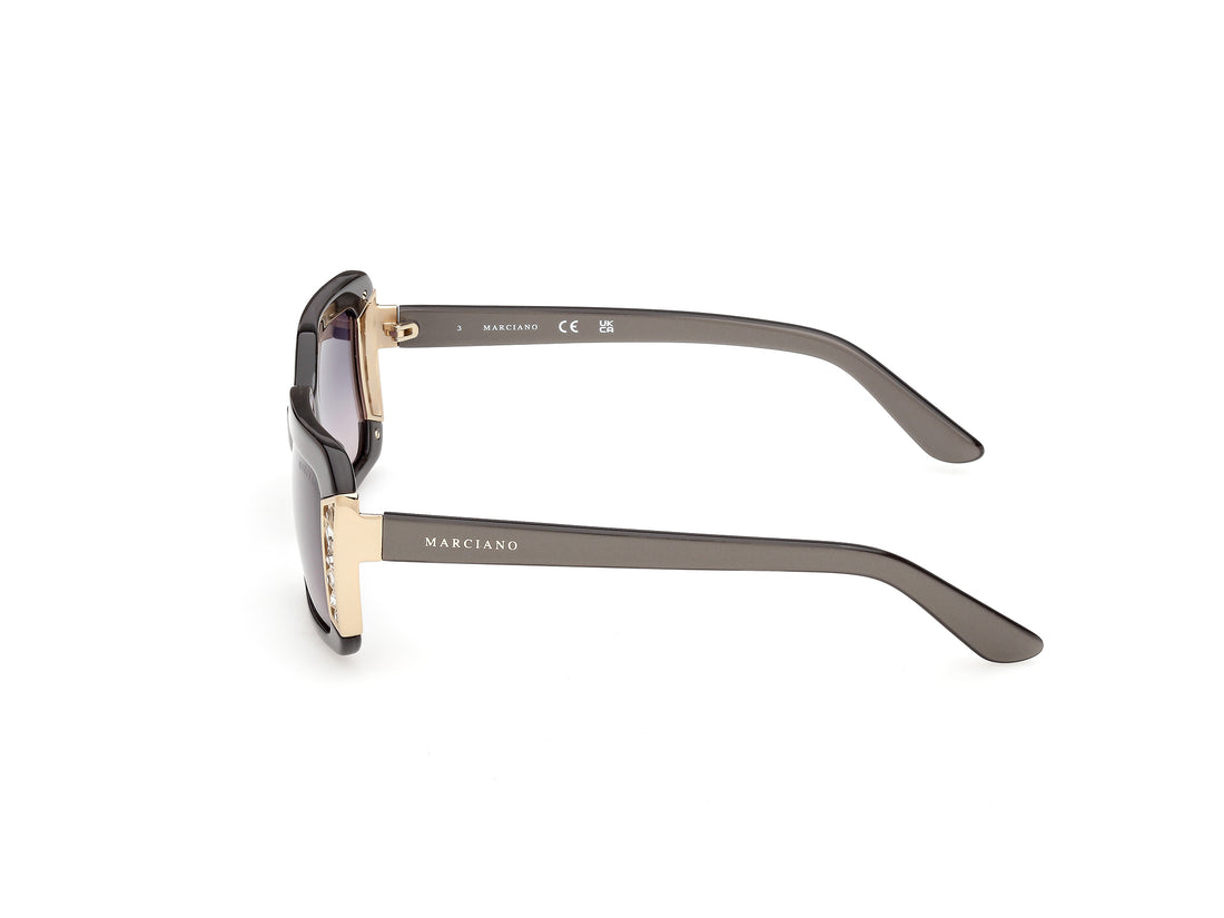 Gafas de sol guess by marciano gm00042 20b gris geometric femenino talla 53mm - Vista de detalle
