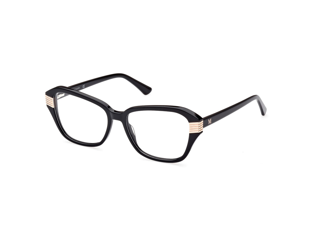 Prescription glasses guess by marciano gm0386 001 negro geometric femenino size 49mm - Main view