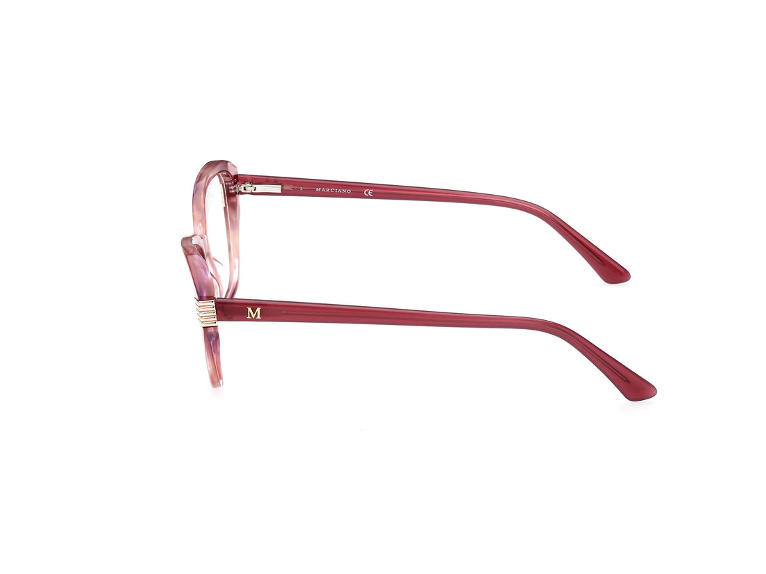 Prescription glasses guess by marciano gm0386 074 rosa geometric femenino size 49mm - Detailed view