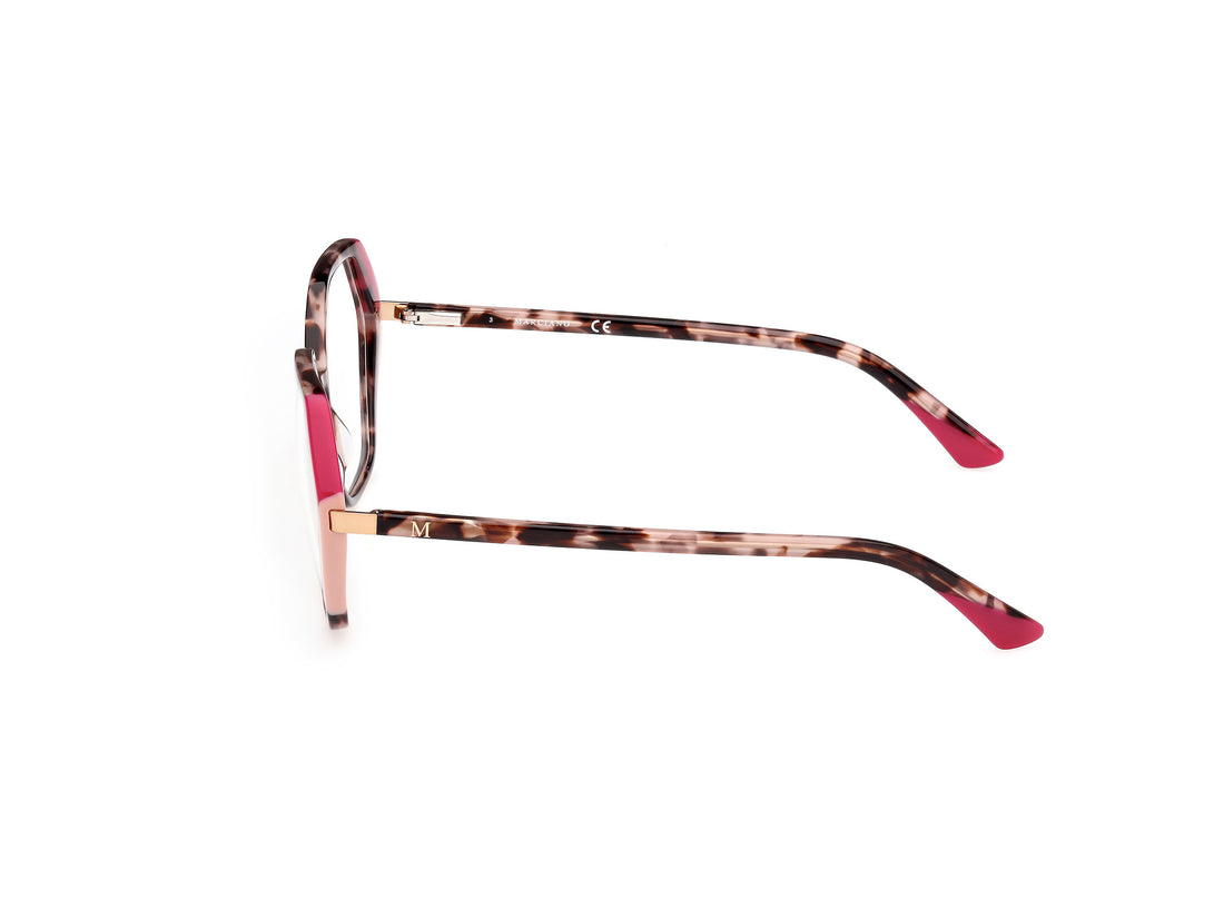 Occhiali da vista guess by marciano gm0389 074 rosa geometric femenino taglia 55mm - Vista dettagliata