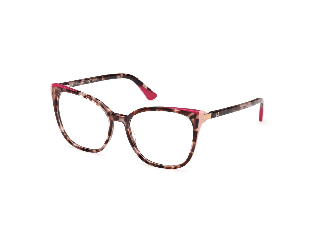 Occhiali da vista guess by marciano gm0390 074 rosa cat eye femenino taglia 54mm - Vista principale